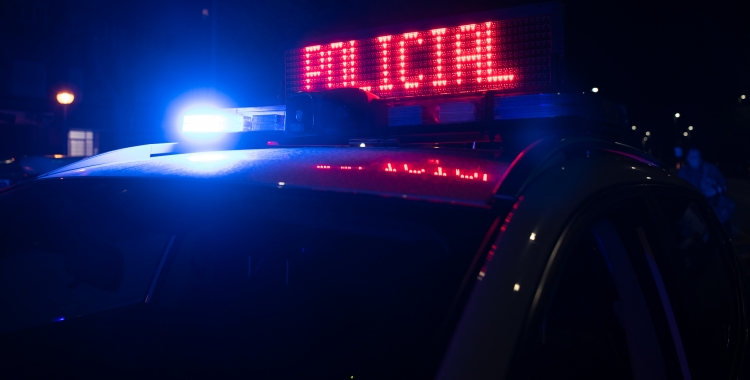 Imatge d'arxiu d'un control policial/ Roger Benet